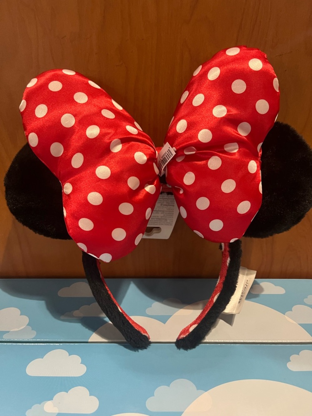 2025 Authentic Shanghai Disney Big Bow Minnie Mouse Ears Headband New